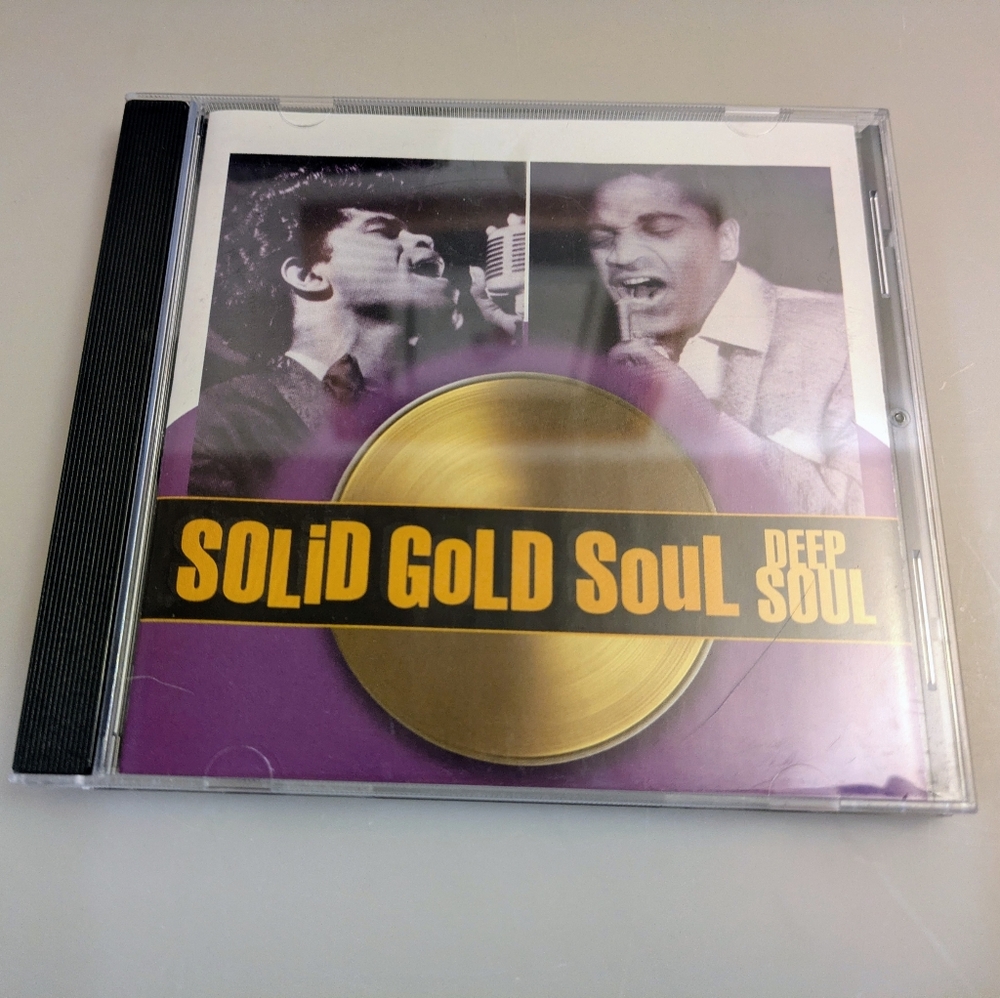 2/$18 "Solid Gold Soul Deep Soul" Music Compilation CD